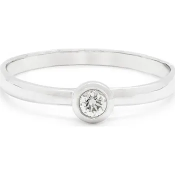 Prsten Zásnubní prsten z bílého zlata s diamantem 21ZP2302706B