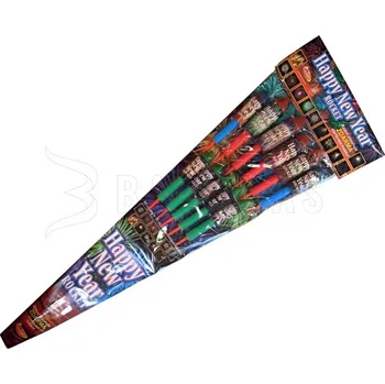Zábavní pyrotechnika Rakety Happy New Year set 11ks