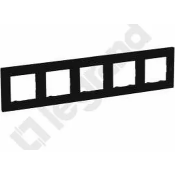 Elektroinstalační materiál Pětimístná židle LEGRAND NILOE STEP, barva černá