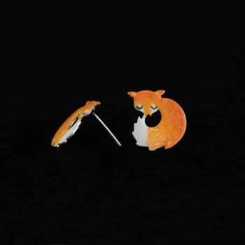 Šperk Náušnice puzety lišky - Parada