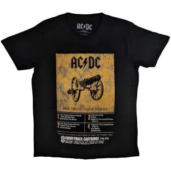 Pánské tričko Merch AC/DC: Ac/dc Unisex T-shirt: 8 Track (xx-large) XXL