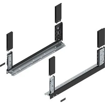 Nábytkové kování BLUM LEGRABOX free 780C5502S, sada bočnic výška C, délka 550, karbonově černá