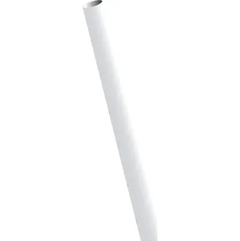 Jednorázové nádobí Brčko papírové EKO JUMBO rovné bílé 195x6mm/ DOPRODEJ 398 KS