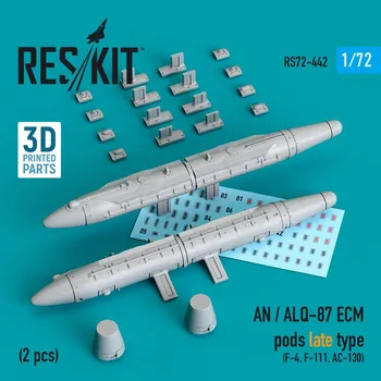 Plastikový model 1/72 AN / ALQ-87 ECM pods late type - 2 pcs.
