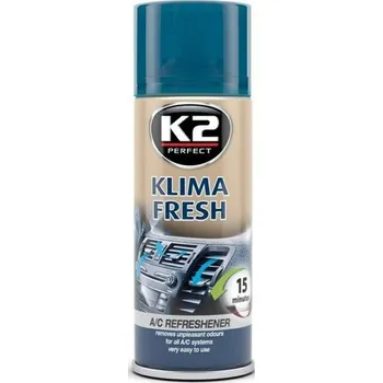 Vůně do auta K2 KLIMA FRESH LEMON 0,15L (K2 Osvěžovač vzduchu a klimatizace - citron)