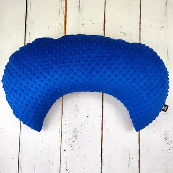 Kojící polštář MIMOUŠEK Kojící polštář MOON victoria blue minky