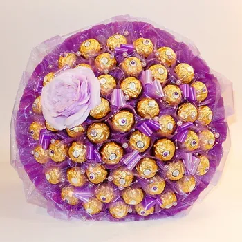 umělá květina Ateliér Confetti Kytice z bonbonů - Anna Počet bonbónů: 40 ks