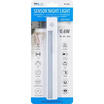 Noční světlo Trixline TR-015S P1348 0,6W bílé