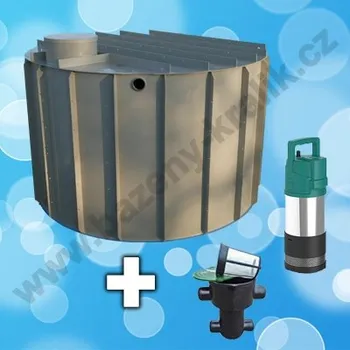 nádrž BAZENY KRALIK s.r.o. Akumulační retenční nádrž k obetonování kruhová 12M3 vystrojená DPH: 21% (pro firmu)