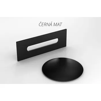 Vana Besco Volně stojící vana ze sanitárního kompozitu Vista CC/SP 150x75, s přepadem Rozměry (cm): 150x75, Typ a barva výpustě: Alcaplast Click-Clack se šterbinovým přepadem, černá mat