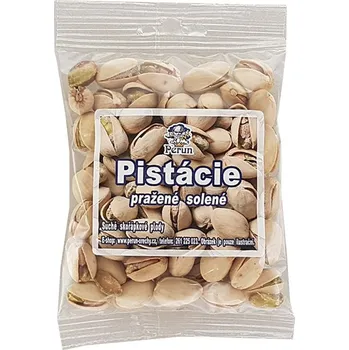 Sušená potravina PERUN-OŘECHY Pistácie pražené solené sáček: 70 g