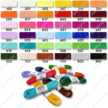 Krajka Stuha taftová 6 mm 100 bílá