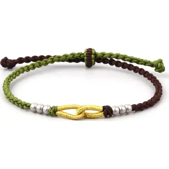 Náramek Tibetský náramek pro štěstí - BOND GREEN