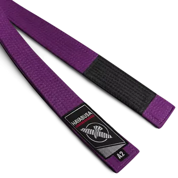 Bojový sport Pásek HAYABUSA Jiu-Jitsu Fialová A3