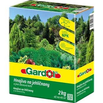Hnojivo Gardol Hnojivo na rostliny Jehličnany a okrasné keře, 2 kg, 40 m² 23800003