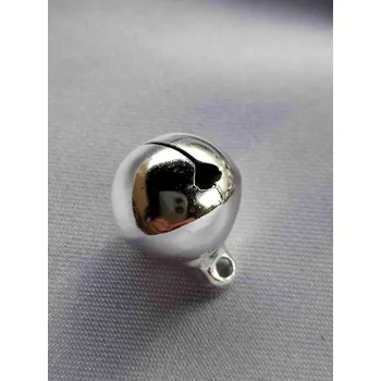 Rolničky Ø12 mm barva stříbrná