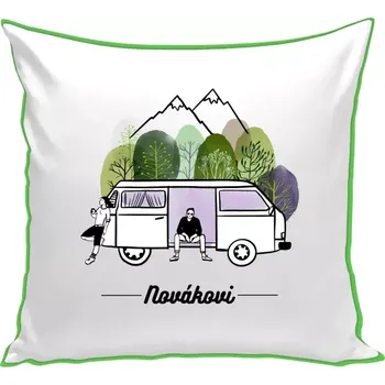 Polštář Polštář barevný 32x32 cm Camp car
