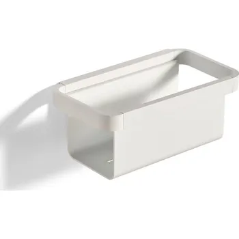 Drátěná police Hluboká police do koupelny RIM White, bílá - ZONE DENMARK (RIM koupelnová police hluboká, bílá - ZONE DENMARK)