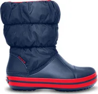 Crocs Winter Puff Boot Kids Navy/Red