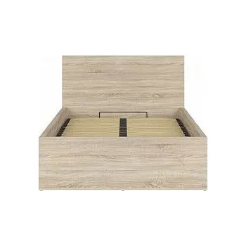 Dětský zahradní nábytek BRW TETRIX postel s roštem LOZ/120/B, dub sonoma