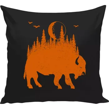 Polštář Polštář černý 40x40 cm Bizon