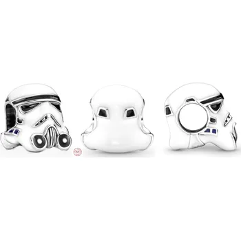 Přívěsek Charm Sterlingové stříbro 925 Marvel Star Wars Helma Stormtrooper, korálek na náramek, film