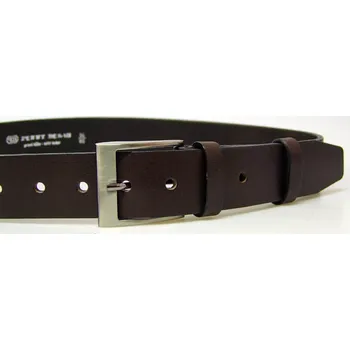 Módní doplněk PENNY BELTS Kožený opasek 2240 tmavě hnědý - 100 cm