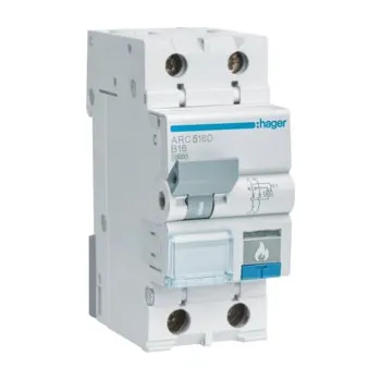 Stavebniny HAGER Spínač 10B/1N ARC510D požární s jistič 1+N ARC510D