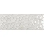 Ecoceramic Obklad Ariana White relief, 250 × 700 mm, lesklý ECO.ARI-WHI-RLV