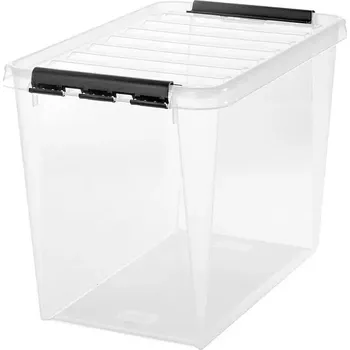 Úložný box Smartstore Classic Box s víkem, 59 × 43 × 40 cm, 65 l, transparentní&nbsp;3477070