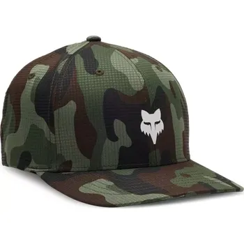 Kšiltovka Fox Head Camo Tech Flexfit Hat L/XL green camo