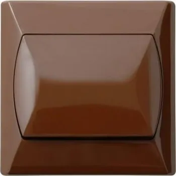 vypínač Jednoduchý vypínač hnědý