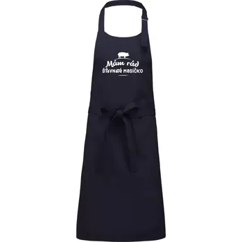 Kuchyňská zástěra Zástěra Kariban Classic Mám rád šťavnaté masíčko
