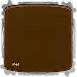 ABB Tango Vypínač s krytím IP44, ř. 6/0 tlačítko, termoplast, hnědý 3559A-A86940 H