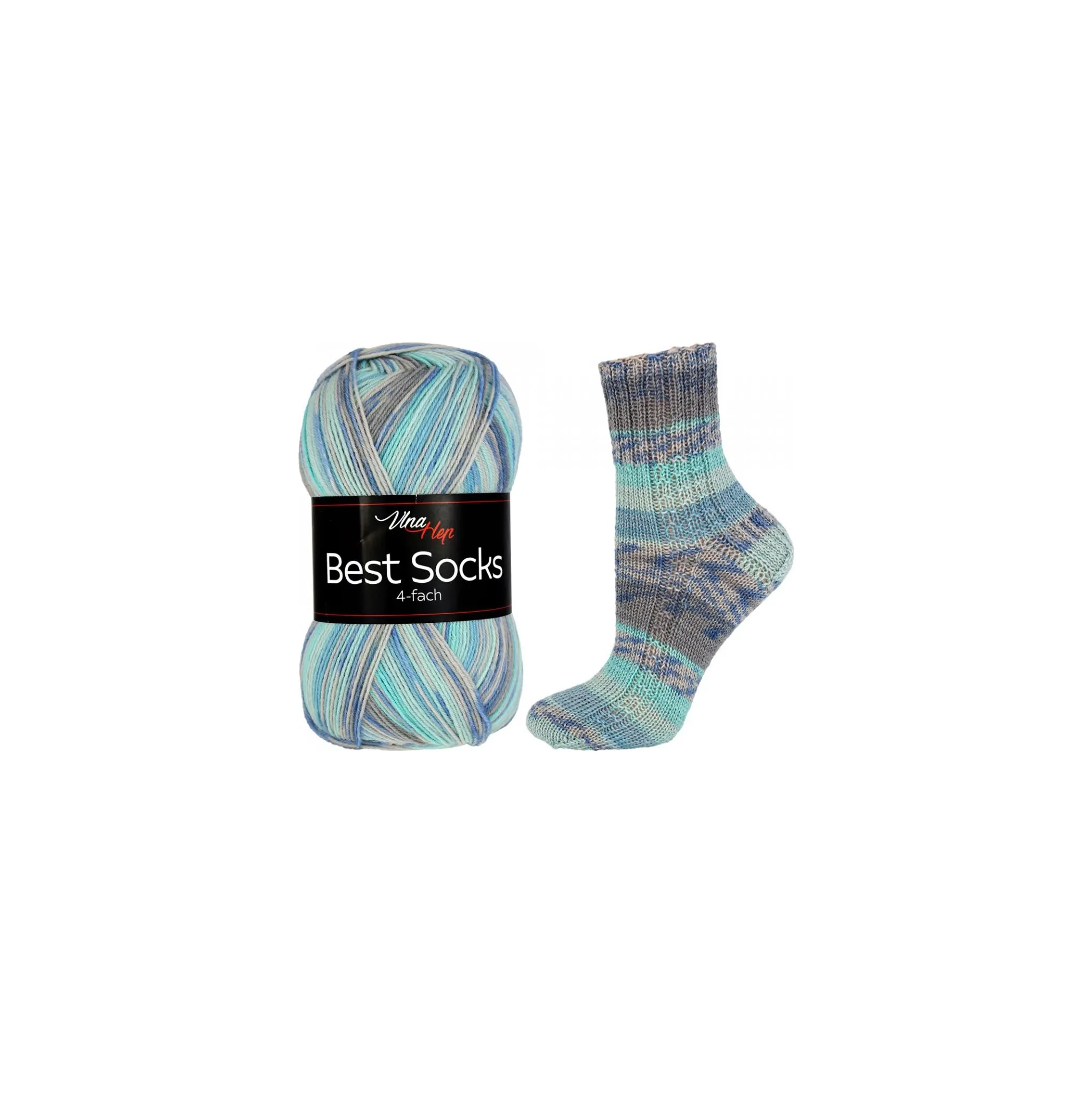 Fotografie 1 - Příze Vlna-Hep Best Socks 4-fach 7302