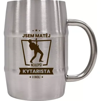Sklenice Nerezový chladicí půllitr Nejlepší v okolí - kytarista