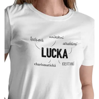 Dámské tričko Dámské triko bílé - Lucka XS