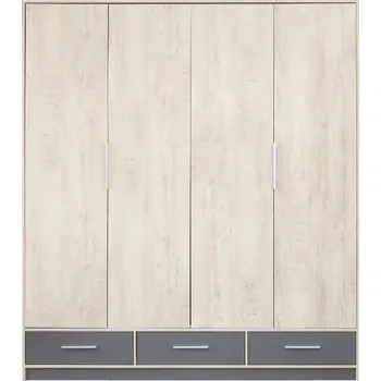 Šatní skříň Meblar Šatní skříň Isko, dub/antracit