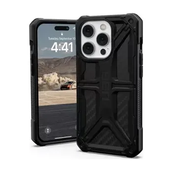 Pouzdro na mobilní telefon Extrémně odolné pouzdro UAG Urban Armor Gear Monarch na mobil Apple iPhone 14 Pro - Carbon fiber (Ultra odolný kryt či obal ( UAG ) Urban Armor Gear Monarch case for Apple iPhone 14 Pro carbon fiber)