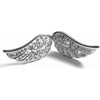 Náušnice Steel Jewelry Náušnice andělská křídla z chirurgické oceli NS150903 dárkové balení zdarma