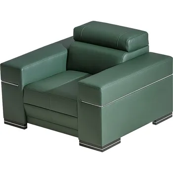 Křeslo Dolmar Parys křeslo, pravá kůže Vyberte čalounění kůže: Madras 214 pistacio