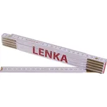 LEVIOR Metr skládací 2m LENKA (PROFI,bílý,dřevo)