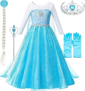 Karnevalový kostým Dětský kostým Elsa Star s doplňky