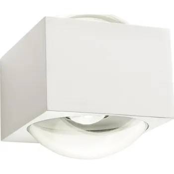 Venkovní osvětlení Redo 90275 Ari, bílé venkovní nástěnné svítidlo COB LED 11W 3000K, se svícením nahoru/dolů