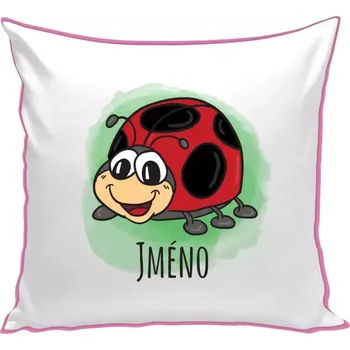 Polštář Polštář barevný 32x32 cm Beruška