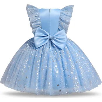 Dívčí šaty Volánové mini šaty Velikost: 3T, Barva (Varianta): 754 fialová