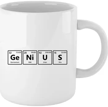 Hrnek z kategorie ostatní - GeNiUS - bílý 330 ml