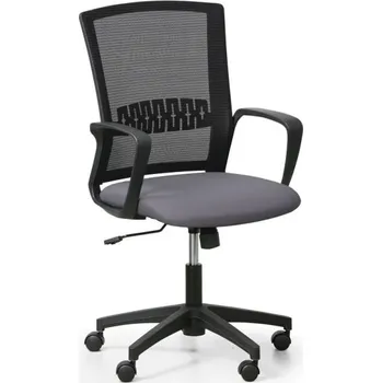 Roy kancelářská židle s područkami z látky a síťoviny 