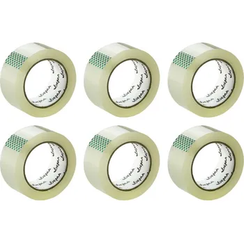 Kancelářské potřeby DEMA Balící páska transparentní 48 mm / 60 m DKB60, 6 ks