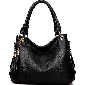 Kabelka Shopper kabelka s geometrickým prošíváním Barva: Černá, Velikost: (30cm